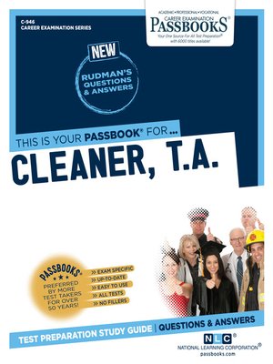 cover image of Cleaner (Transit Authority)